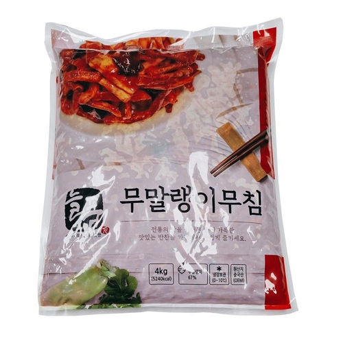 늘품 무말랭이무침 4kg (1개)