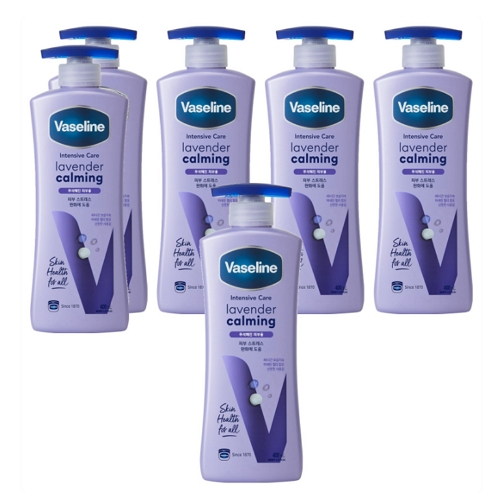 바세린 인텐시브 케어 라벤더 카밍 바디로션 400ml (6개)_이미지