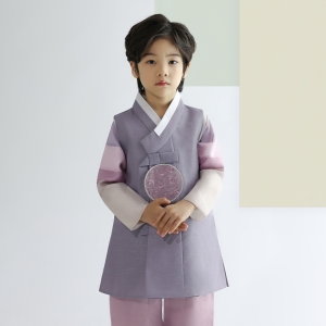 남아용 회둥근보 한복 세트 AM140 혼합색상 05호