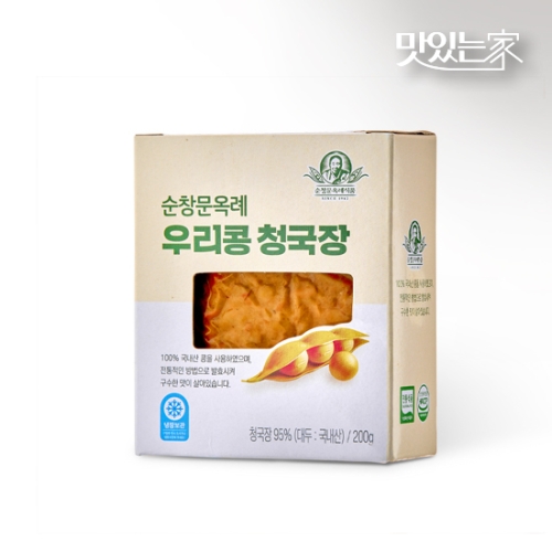 순창문옥례식품 순창 문옥례 우리콩 청국장 200g (1개)