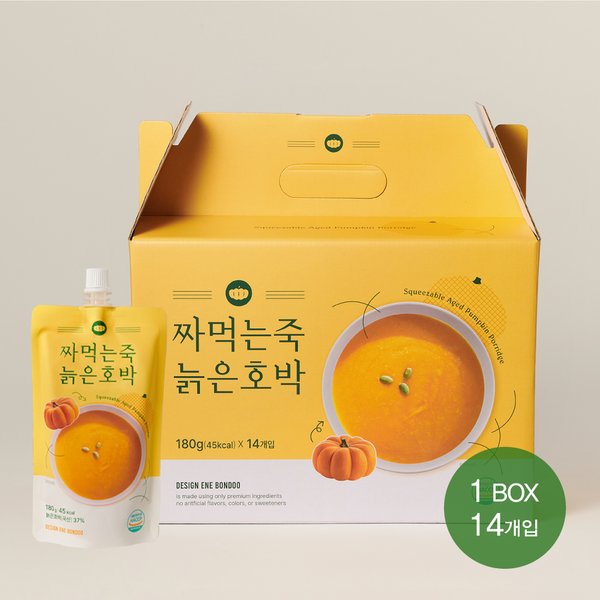 샐러드보울 짜먹는죽 늙은호박 180g이미지입니다. 누르면 해당 게시물로 새창이동합니다.