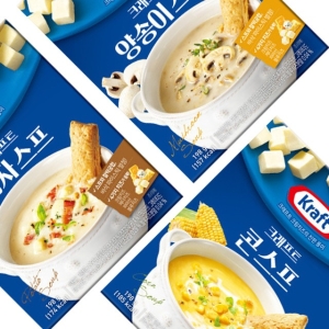 아침 식사대용 크래프트 양송이 콘 감자 스프 198g 4개