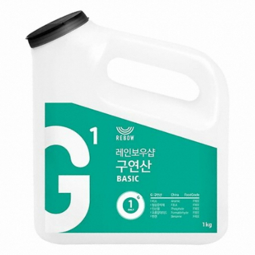 레인보우샵 구연산 베이직 왕톡톡이 1kg