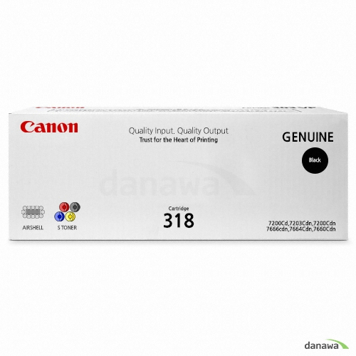 Canon  정품 CRG-318BK 검정
