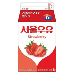 서울우유 딸기우유 300ml (3개)