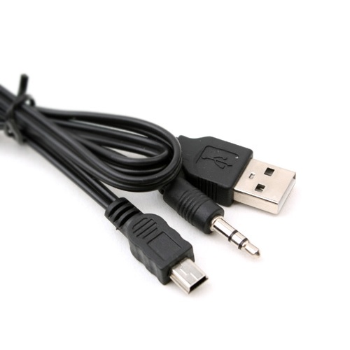 라이트컴 COMS USB 미니 케이블 5P/ST3.5/Y형 (NA088, 50cm)