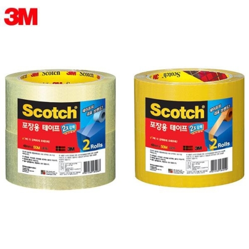 3M 스카치 포장용박스테이프 3615R-2  48mm x 50m