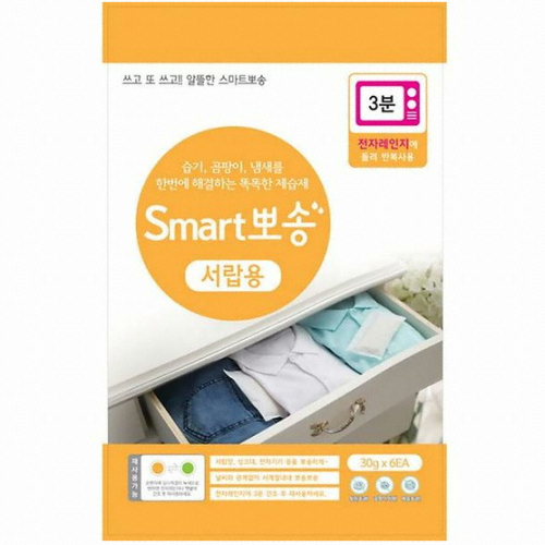 TPG 스마트뽀송 서랍용 30g 6p (5개)_이미지