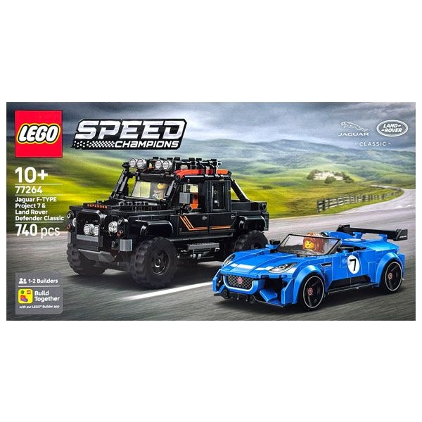 레고 Jaguar Project 7 & Land Rover Defender (77264)