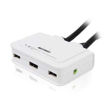 유니클래스 2포트 USB HDMI <b>KVM</b> <b>스위치</b>/케이블 일체형(UHV-TA2)