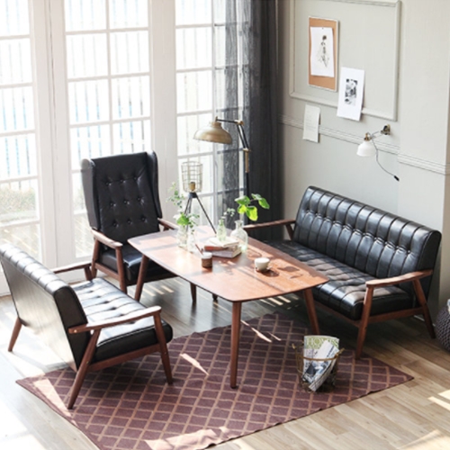 베스트리빙 피렌체 카페 테이블 1600 (2인소파+3인소파+윙소파)_이미지