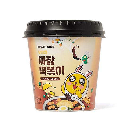 아이콘스 카카오프렌즈 무지의 짜장 떡볶이 120.8g (4개)_이미지