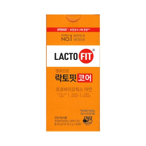 종근당건강 락토핏 5X 생유산균 코어 2g 30포 (1개)_이미지