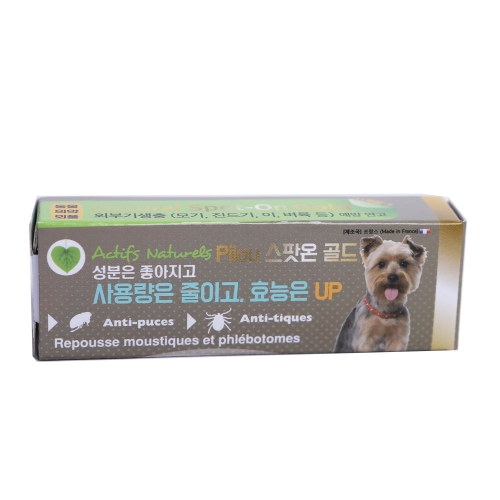 Pilou 네츄럴 스팟온 골드 소형견용 1ml (3개)_이미지