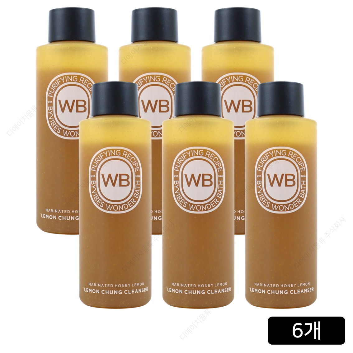 원더바스 조성아 레몬청 클렌저 트위스트캡 허니&레몬 200ml (6개)_이미지