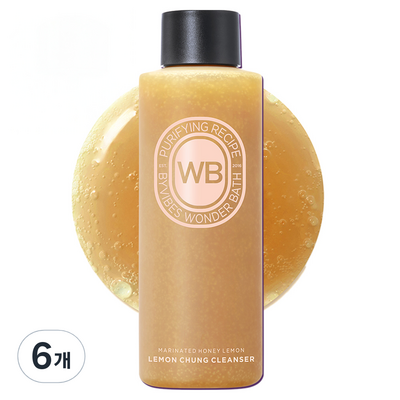 원더바스 조성아 레몬청 클렌저 트위스트캡 200ml (6개)_이미지