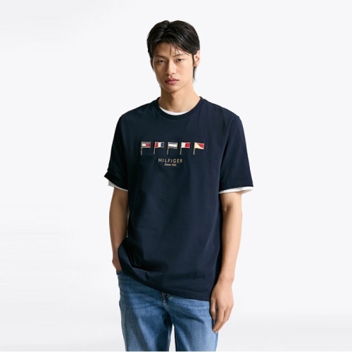 남성 멀티 플래그 티셔츠_T12F1TPO640MT1DW5