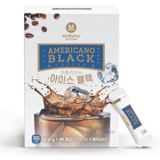 한국맥널티 아메리카노 아이스 블랙 100T (1개)_이미지