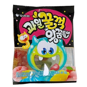 오리온 과일꿀꺽 왕꿈틀이 75g (9개)_이미지