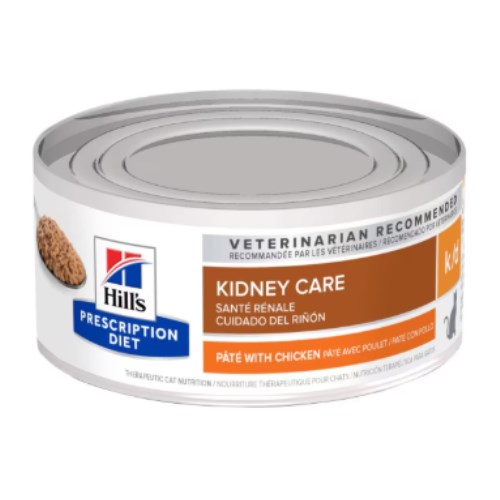  힐스 프리스크립션 다이어트 캣 k/d 키드니 케어 스튜 캔 156g [1개]