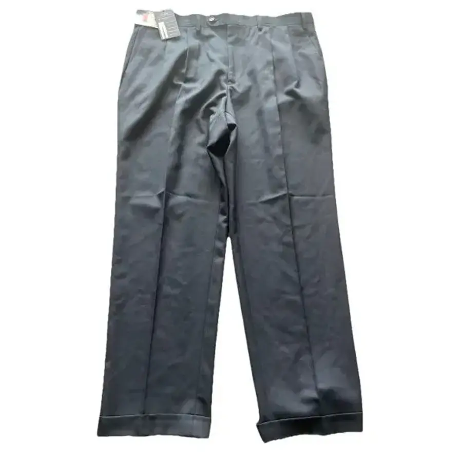 폴로 남성 정장 바지 컴포트 플렉스 네이비 블루 플리츠 38x30 사이즈 5425613_이미지