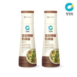 청정원 오리엔탈 드레싱 325g (2개)_이미지