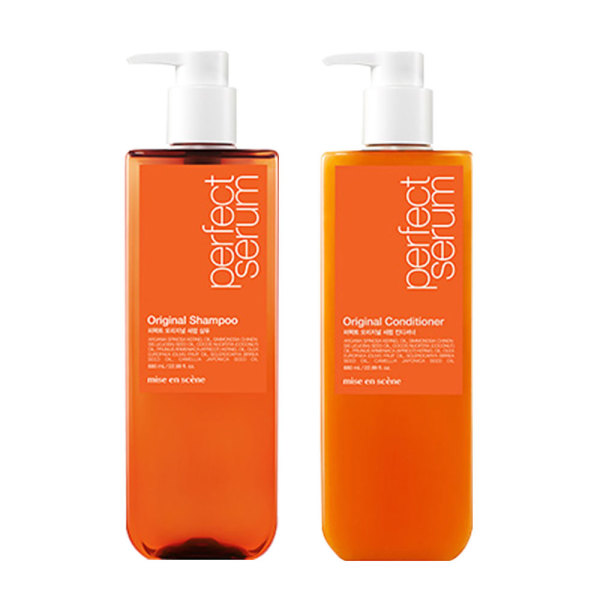 퍼펙트 오리지널 세럼 샴푸 680ml+컨디셔너 680ml x 2개 3종세트