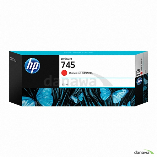 HP 정품 745 (F9K06A) 크로마틱레드