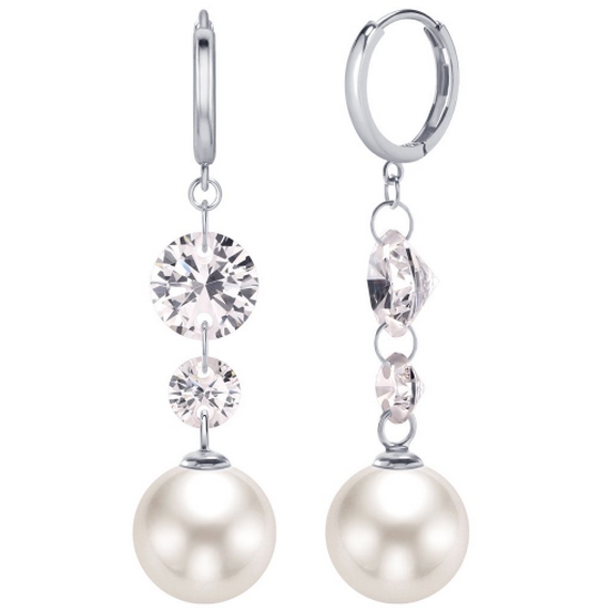 골드팡 14K 글로시드롭펄 귀걸이_이미지