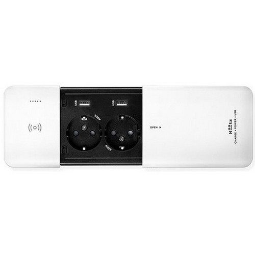 하츠 USB 고속 무선 충전 매립형 콘센트 MC-S1991QWC