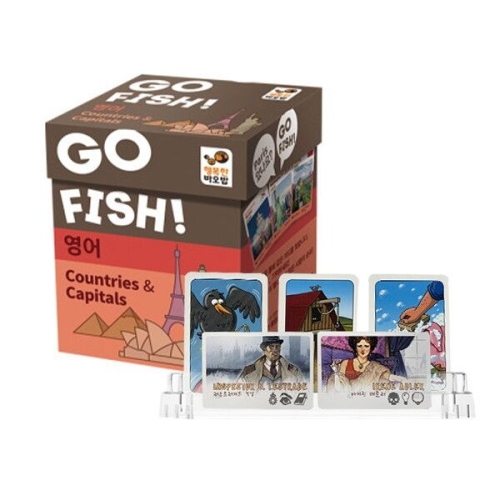 행복한바오밥 고피쉬 영어 국가와 수도 + 투명 카드홀더