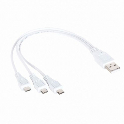 강원전자 NETmate NMC-KVF31M 4in1 멀티 충전 케이블 (0.25m)_이미지