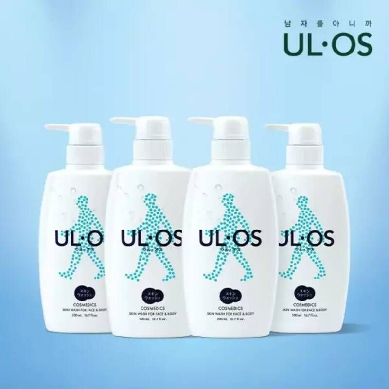 한국오츠카제약 우르오스 스킨 워시 500ml (4개)