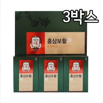 정관장 홍삼보활 40ml 30포 (3개)_이미지