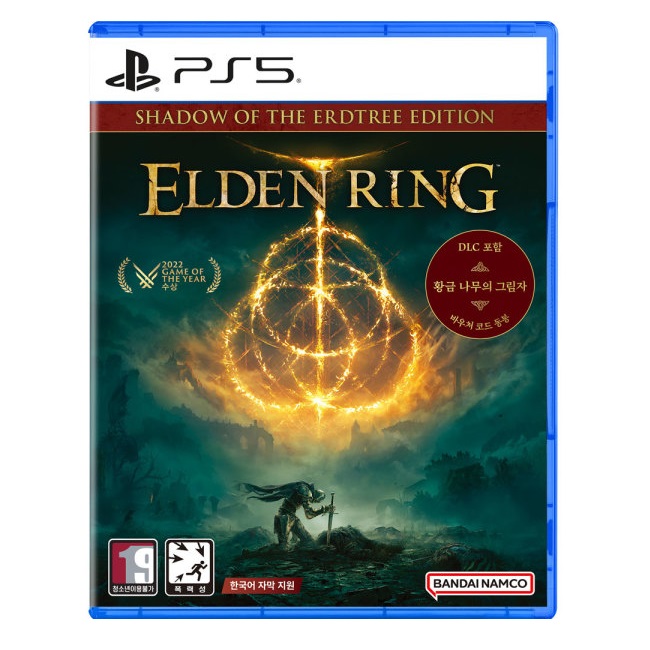 프롬 소프트웨어 엘든 링: 황금 나무의 그림자 에디션 한글판 (PS5, 패키지디스크)