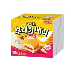 오리온 후레쉬베리 딸기 바나나 12개입 (4개)