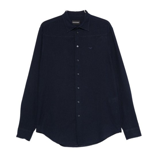 아르마니 엠포리오 아르마니 로고 디테일 버튼 셔츠 EM000099 TE20550UB10