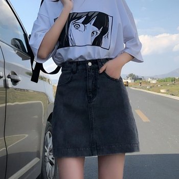 아리 미니 데님 스커트_19950441_667501