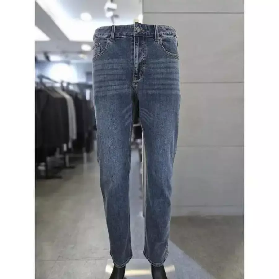  바쏘옴므 세이브존03 남자 기모 청바지 블루 데님 팬츠 WSYAA3PN87Y