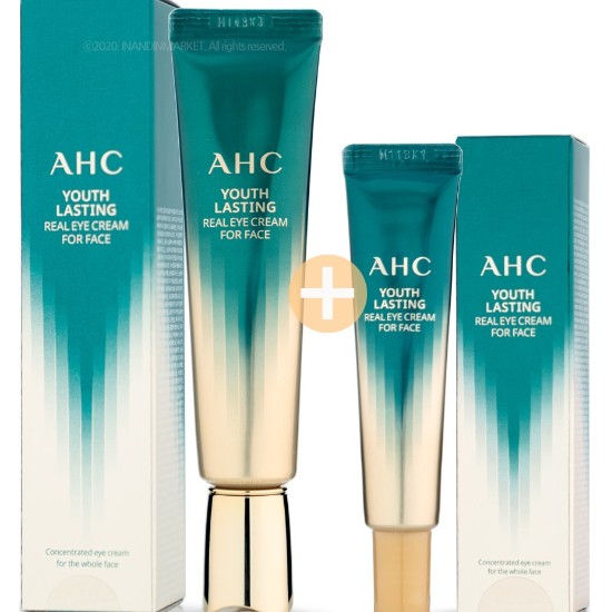 AHC 유스래스팅 리얼 아이크림 포 페이스 30ml+12ml (30ml 1개+12ml 1개)