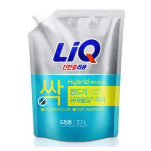 리큐 진한겔 하이브리드 드럼용 2.1L (4개)_이미지