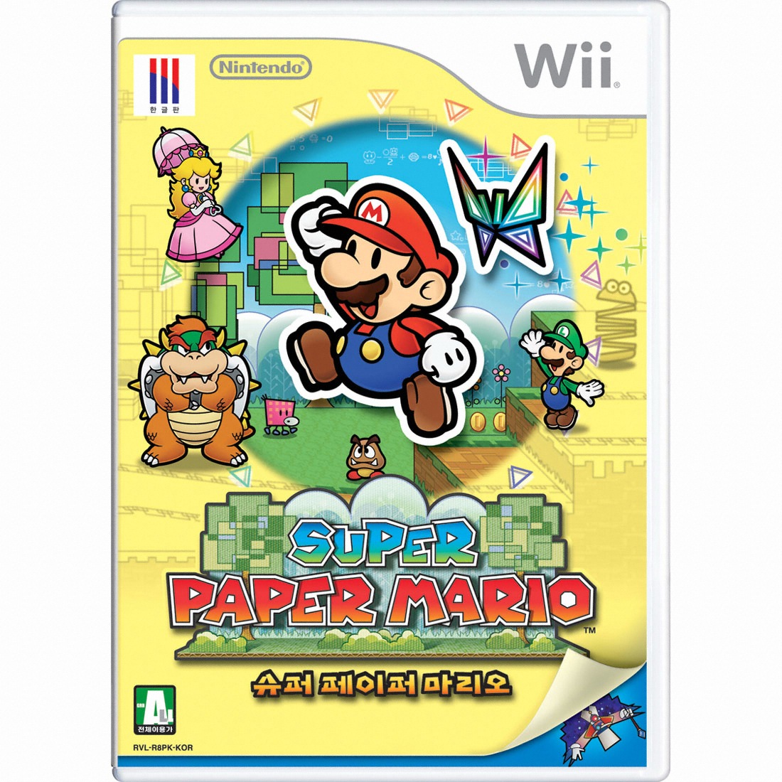 슈퍼 페이퍼 마리오 Wii 중고_이미지