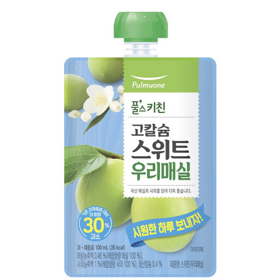 풀무원푸드머스 풀스키친 고칼슘 스위트 우리매실 100ml (40개)_이미지