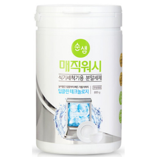 순샘 매직워시 식기세척기 분말세제 800g이미지입니다. 누르면 해당 게시물로 새창이동합니다.