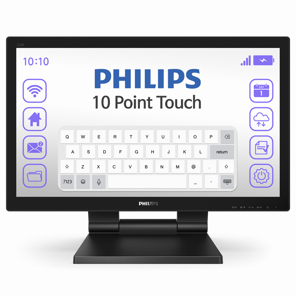 필립스 222B9 멀티터치 시력보호 무결점