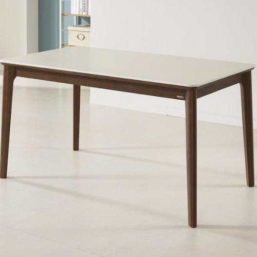 사사가구 데코라인 에필로그 원목 세라믹 식탁 1400 (의자별도)