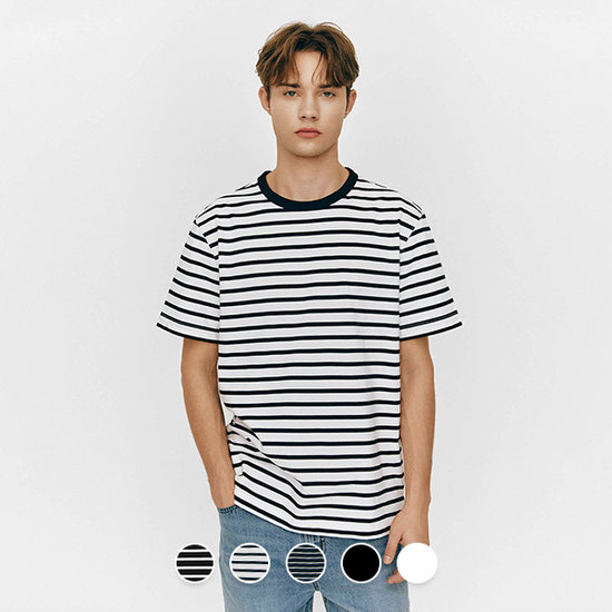지오다노 025521 헤비코튼 반팔티 무지/스트라이프이미지입니다. 누르면 해당 게시물로 새창이동합니다.