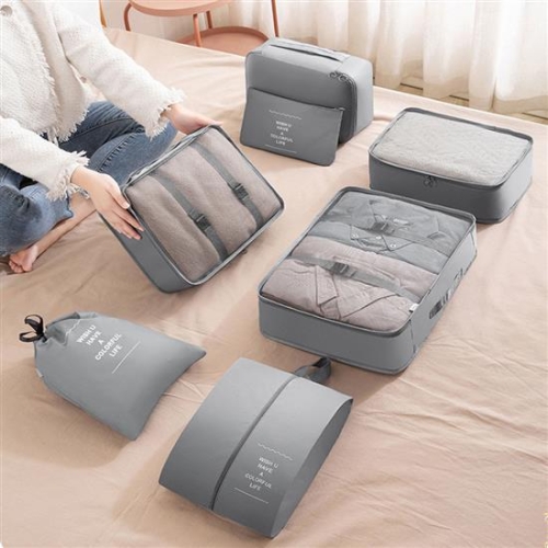 시그니처 시그니처 여행 파우치 7종 캐리어 정리 소품 가방_이미지