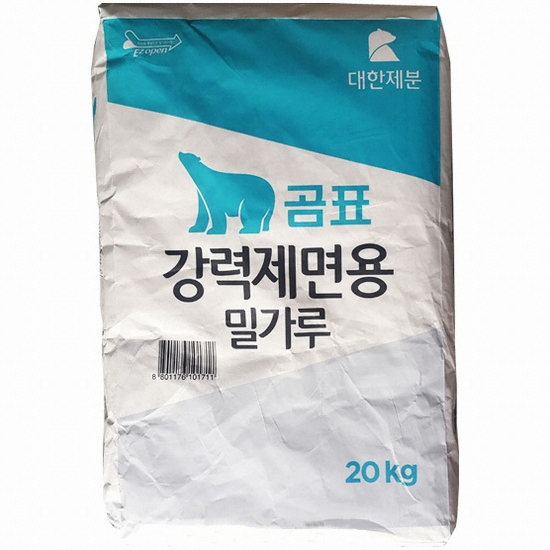 강력제면용 밀가루 20kg (중력 1등급)