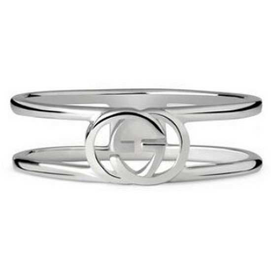 구찌 인터로킹 G 씬 오픈 밴드 298036 J8400 8106_이미지